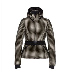 Small Goldbergh Brown Herringbone Ski Jacket (US 6 fits like 4)